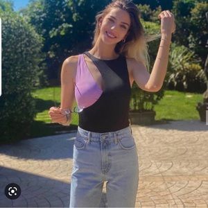 New Zara cutout bodysuit Small